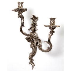 Pair of French Chinoiserie Sconces