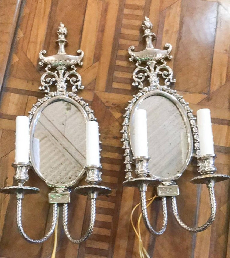 Pair of French Classical Wall Sconces at 1stDibs