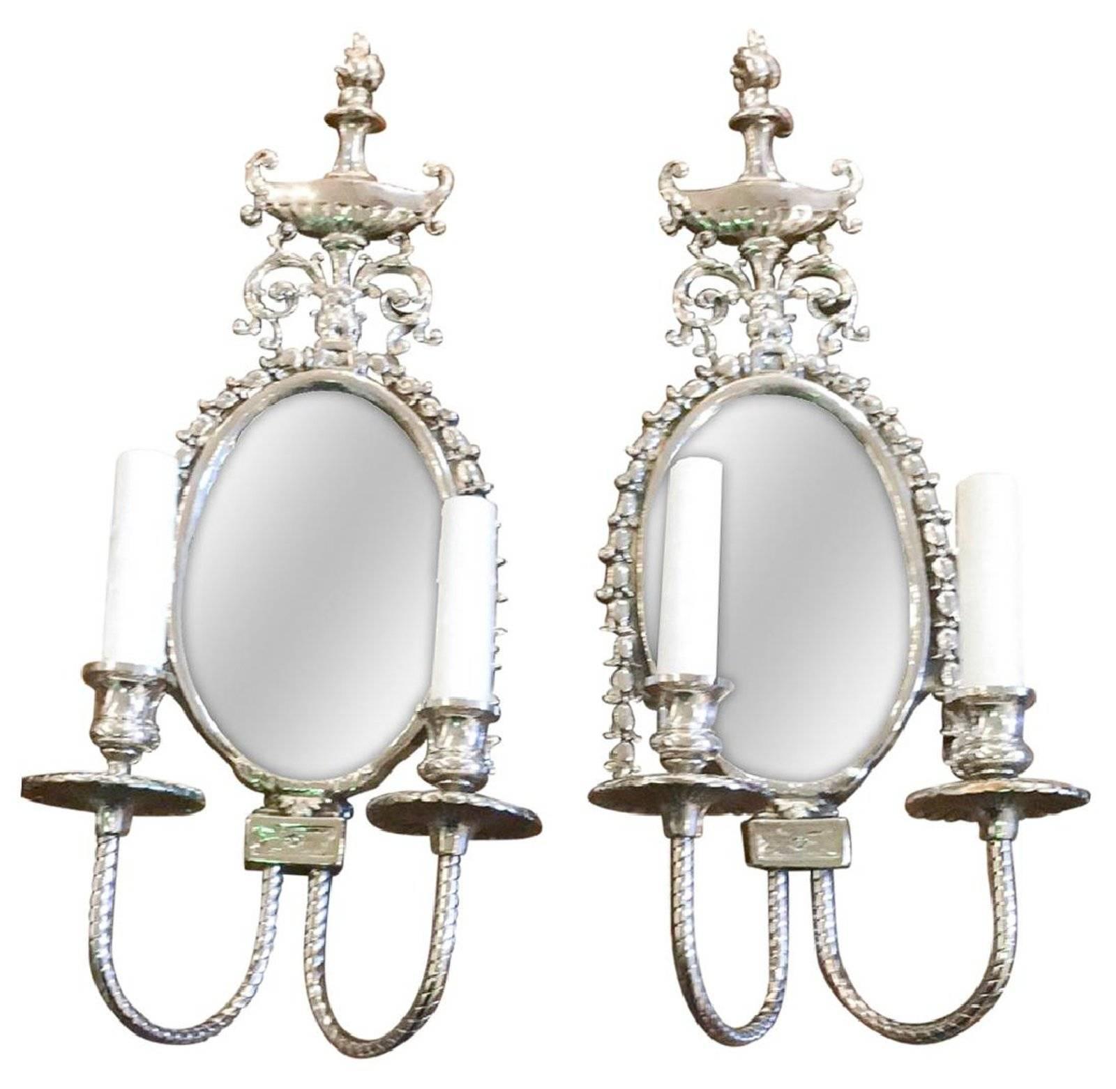 Pair of French Classical Wall Sconces at 1stDibs