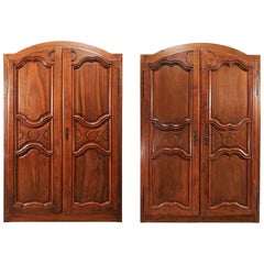 Pair of French Closet Doors with Custom Frames, Two Available Sold Separately