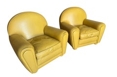 Pair Of French Club Chairs