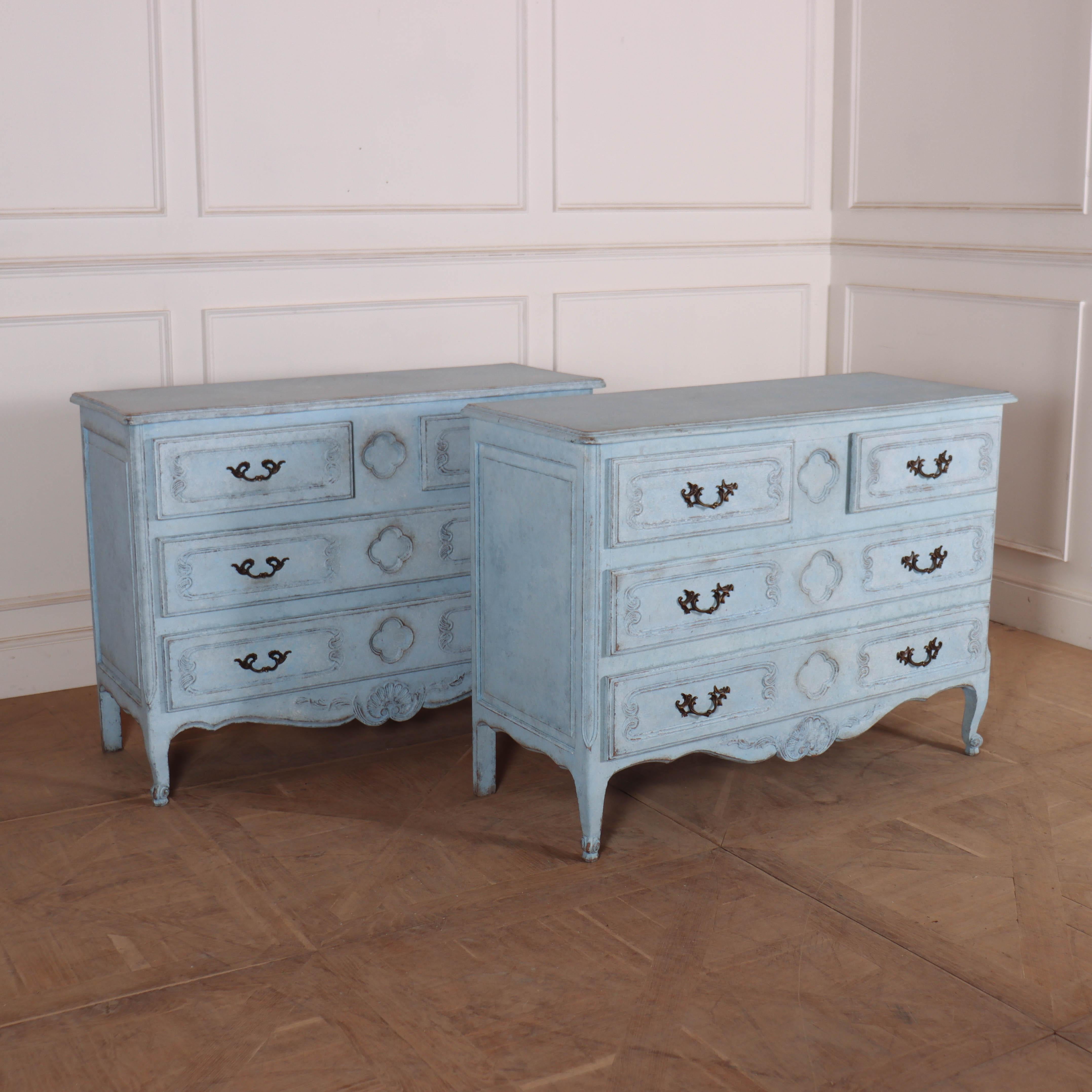 Pair of early 20th century French painted oak commodes. 1930.

Reference: 7835

Dimensions
48.5 inches (123 cms) Wide
19.5 inches (50 cms) Deep
35.5 inches (90 cms) High