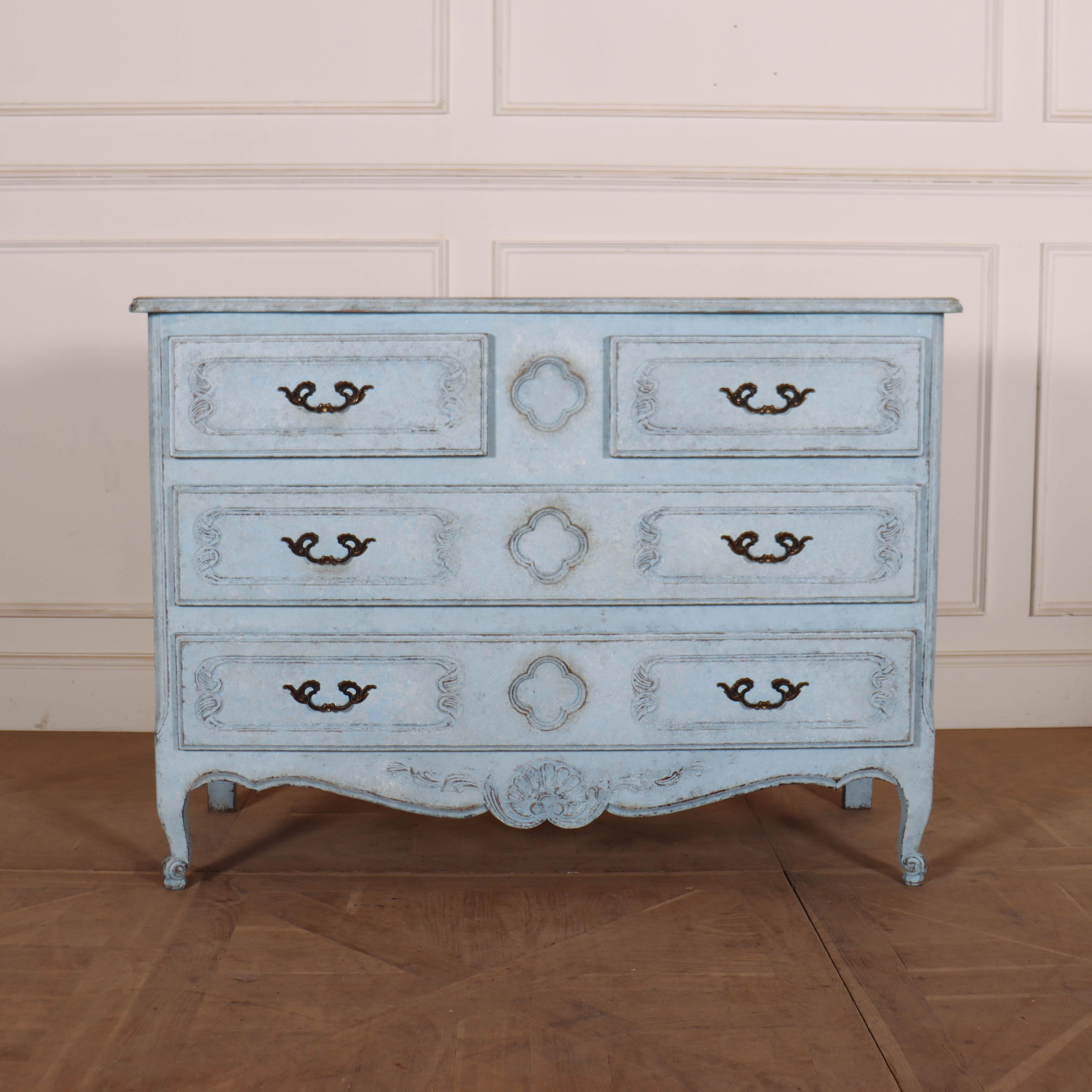 Painted Pair of French Commodes