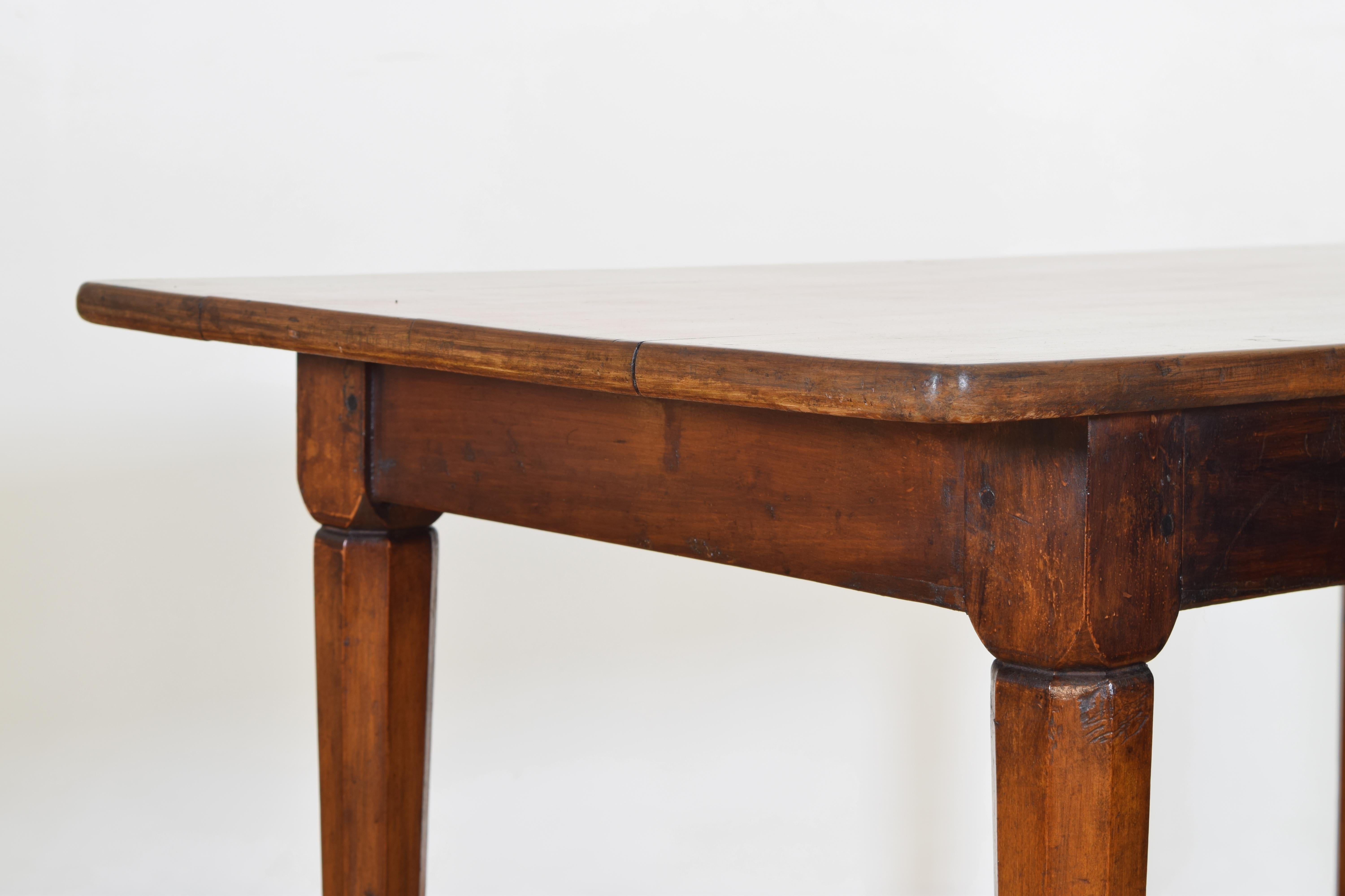 Pair of French Console/Centre Tables with Tapering Octagonal Legs, 19th Century 3