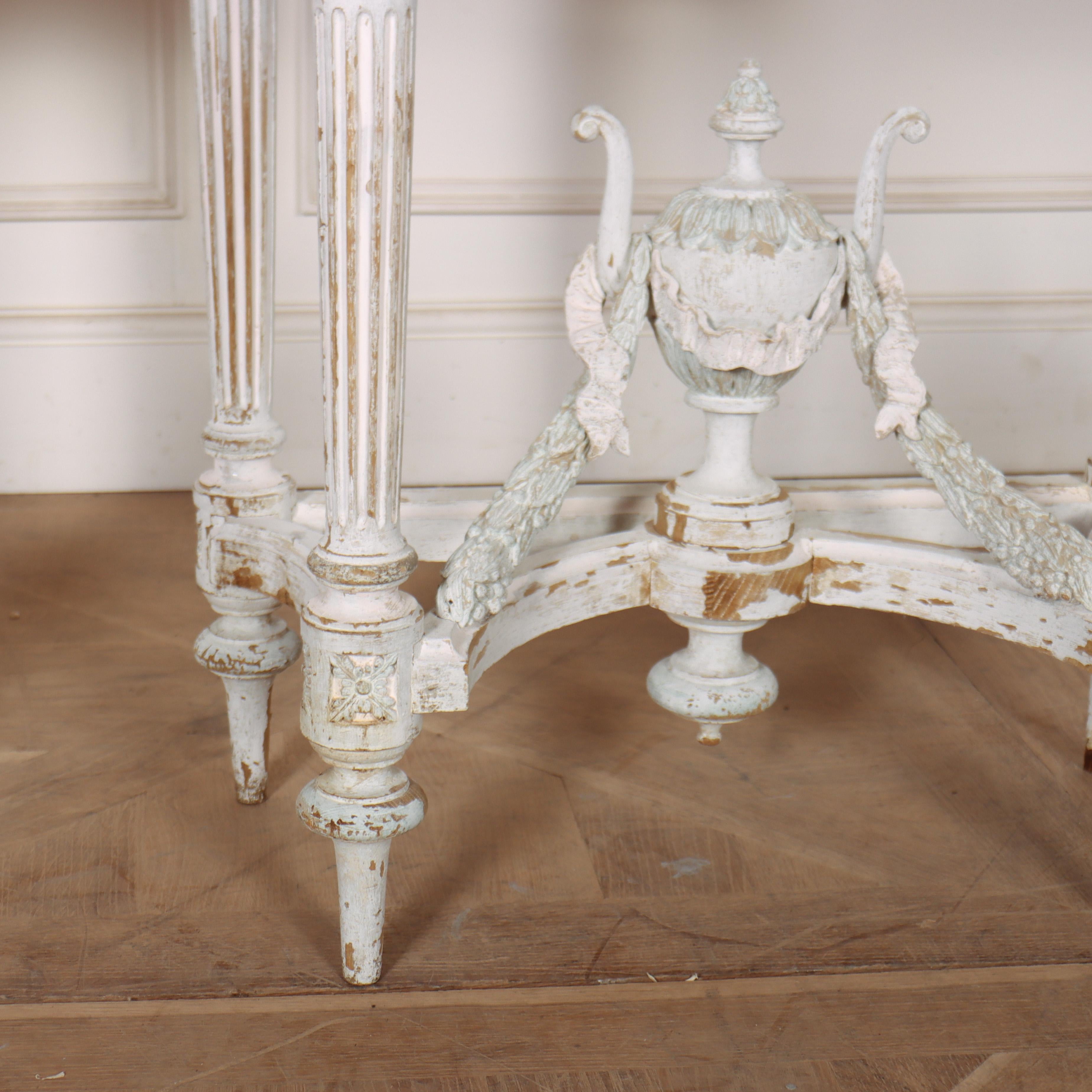 Beech Pair of French Console Tables For Sale