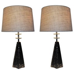 Pair of French Contemporary Modern Table Lamps