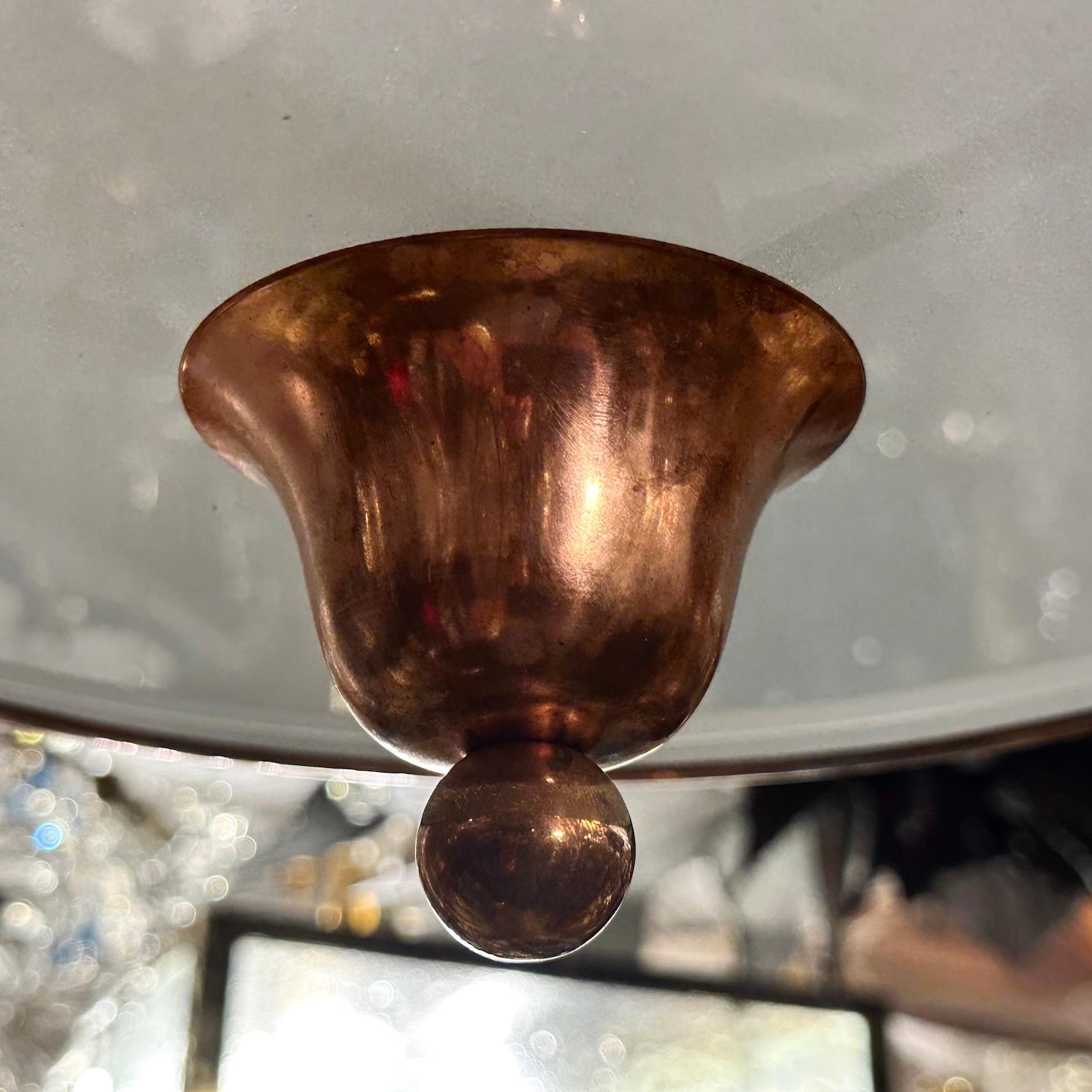 Coppia di lampade francesi in rame, vendute singolarmente in vendita 2