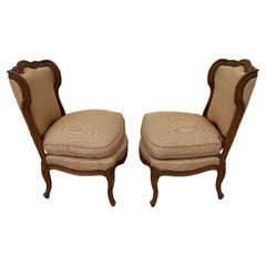Paire de fauteuils Country français