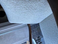 Pair of French Deco Arm Chairs/ Ivory Shearling