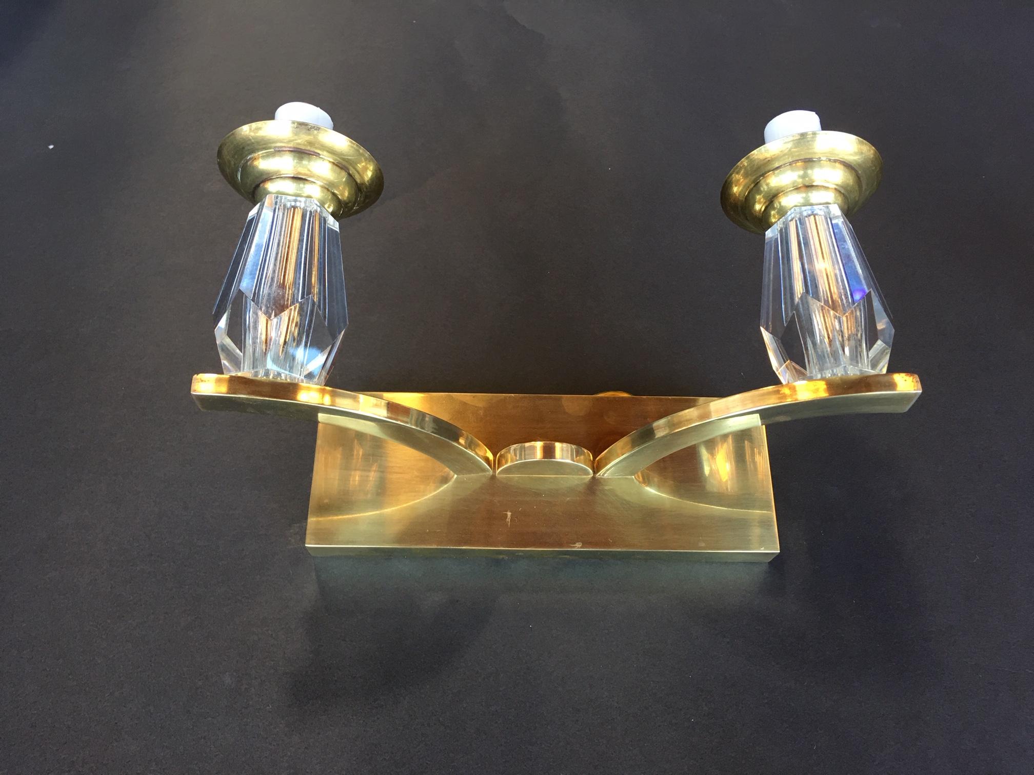 Art Deco Pair of French Deco Sconces