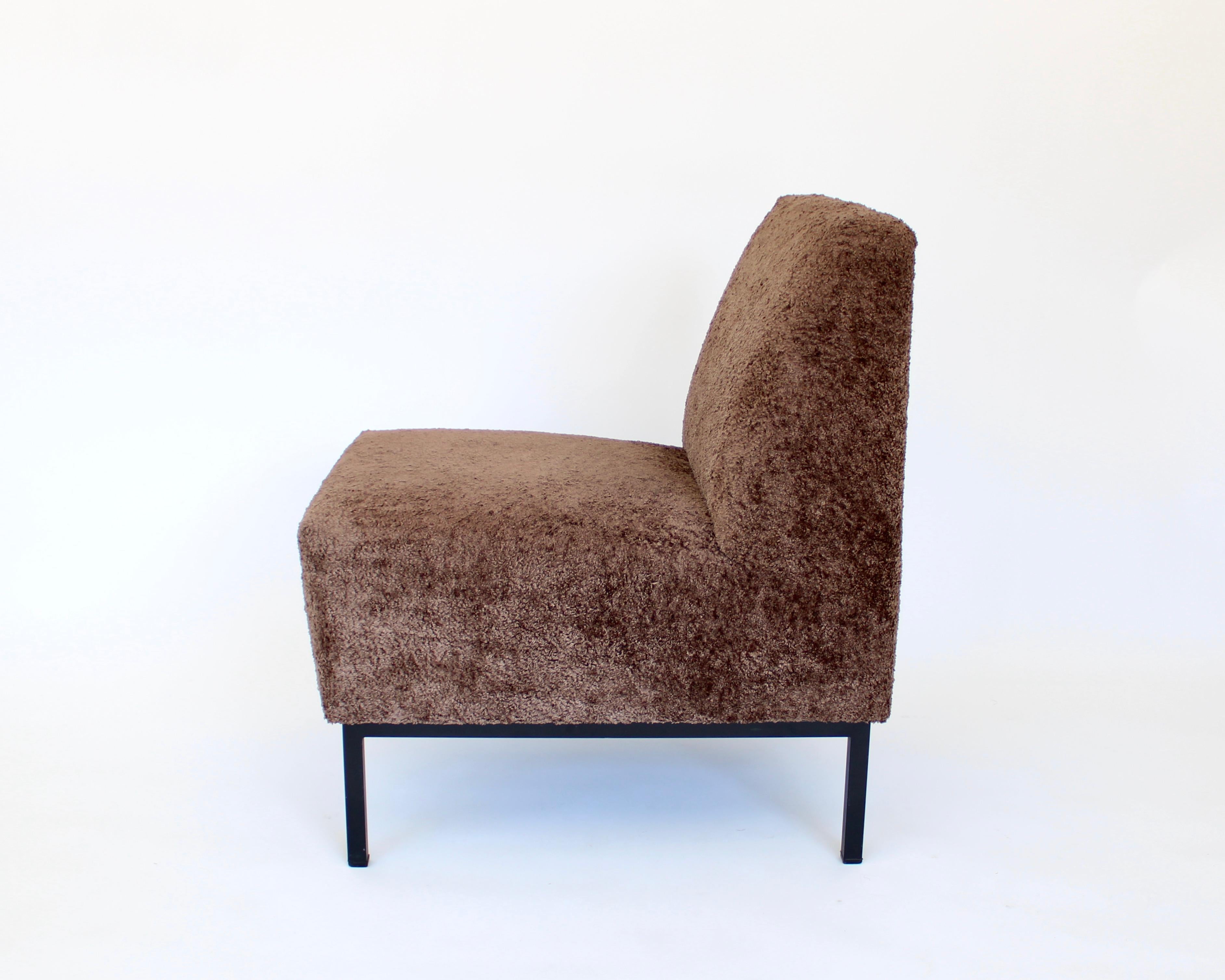 Pair of French Designer Alain Richard Lounge Chairs 2