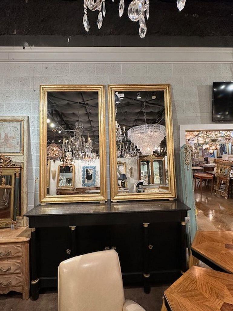 Pair of French Directoire' Mirrors In Good Condition In Dallas, TX