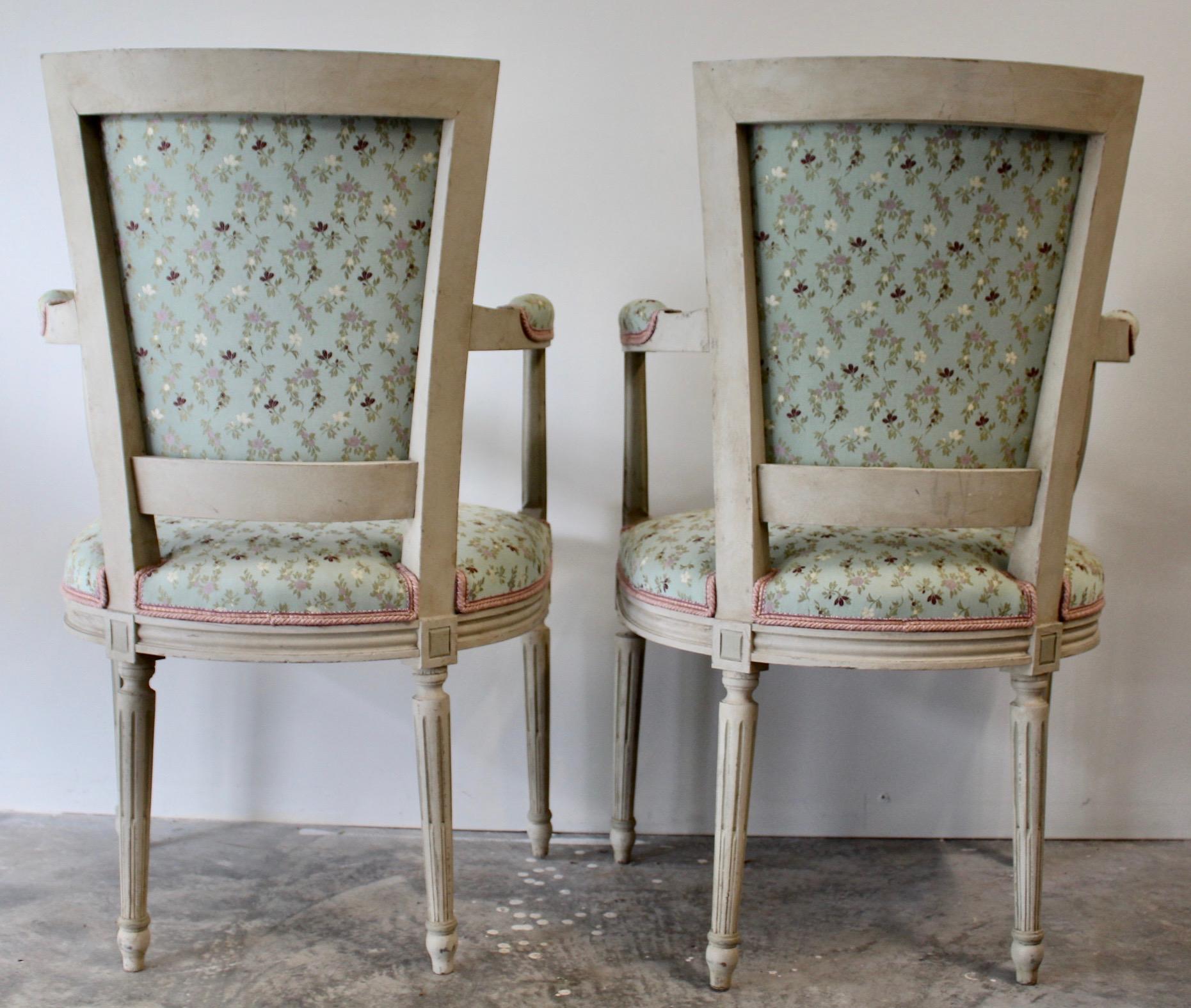 Pair of French Directoire St. Armchairs For Sale 6