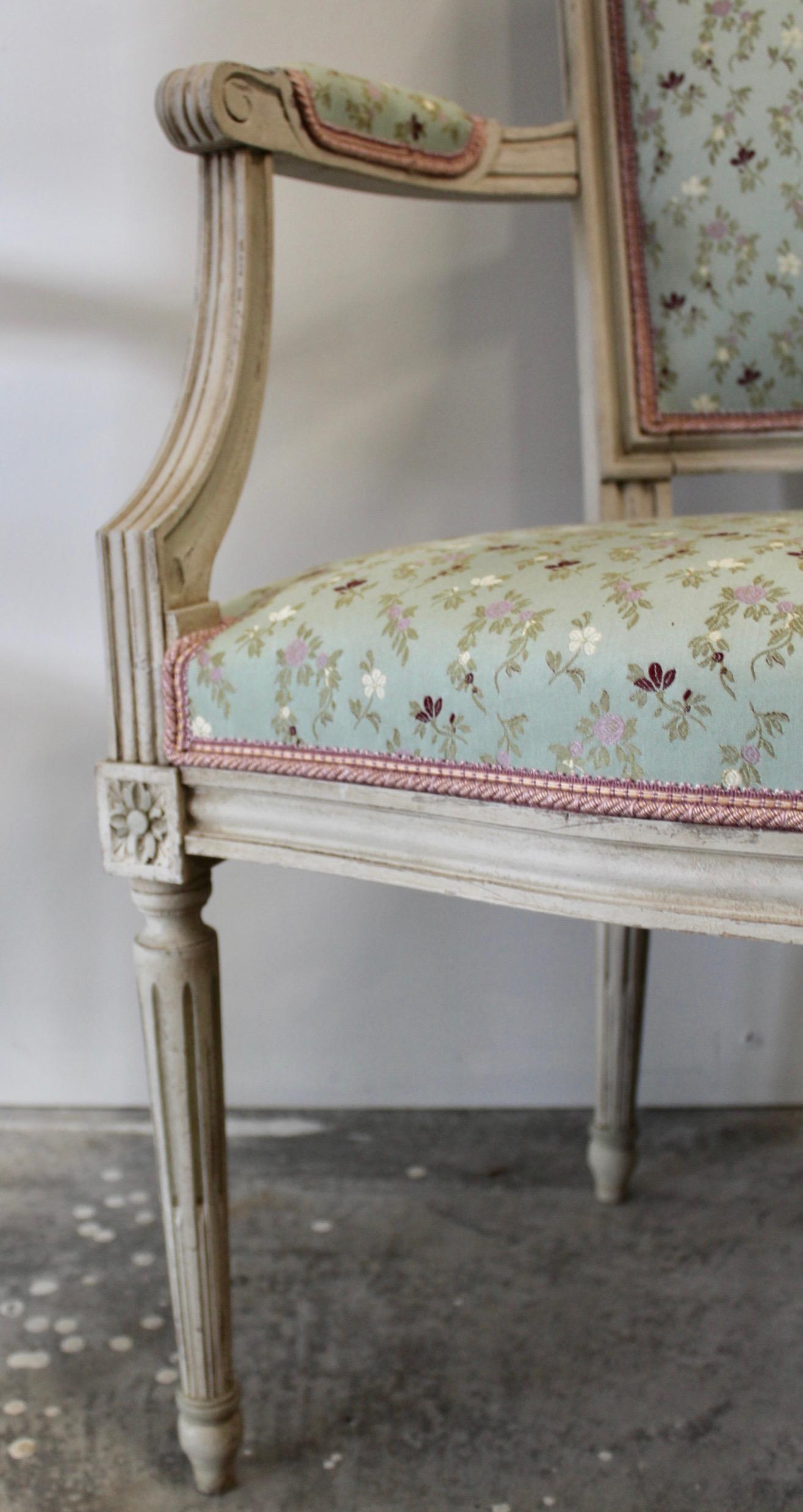 Pair of French Directoire St. Armchairs For Sale 1