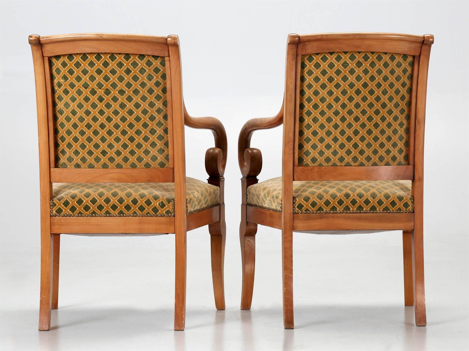 Pair of French Directoire Style Armchairs 6