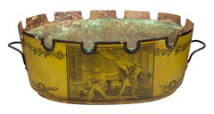 Paire du Directoire français Tole Verriere