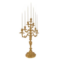 Pair of French Early 18th Century Régence Period Ormolu Candelabras