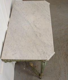 Pair of French Early 19th Century Painted Louis XVI Period Consoles