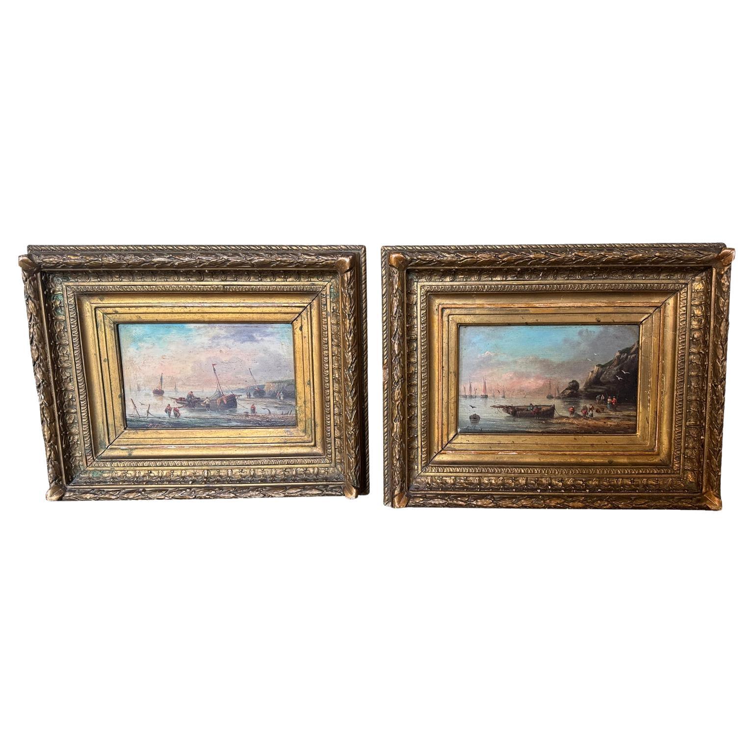 Pair Of French Early 19th Century Paintings