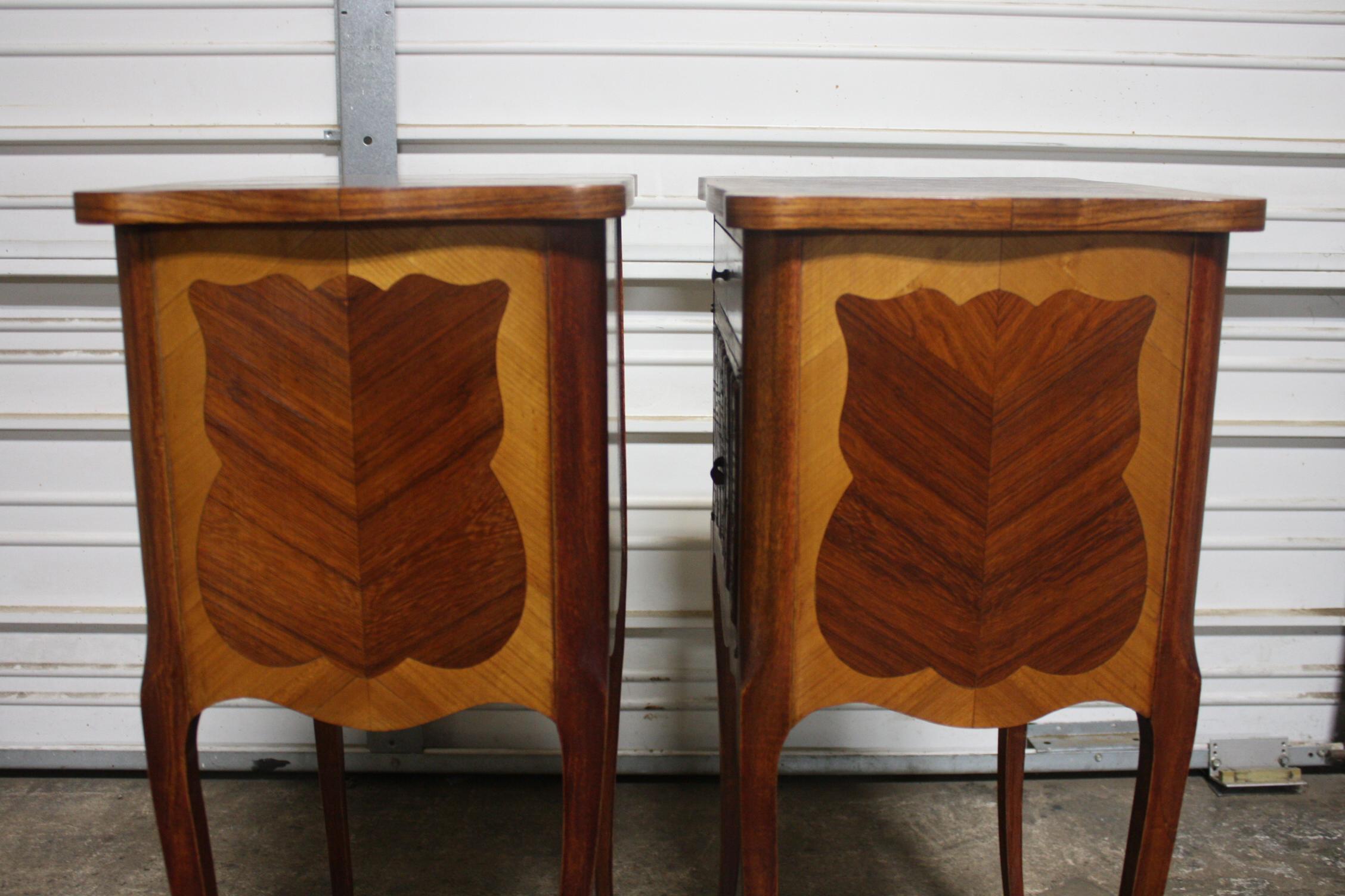 Pair of French Early 20th Century Night Stands For Sale 4