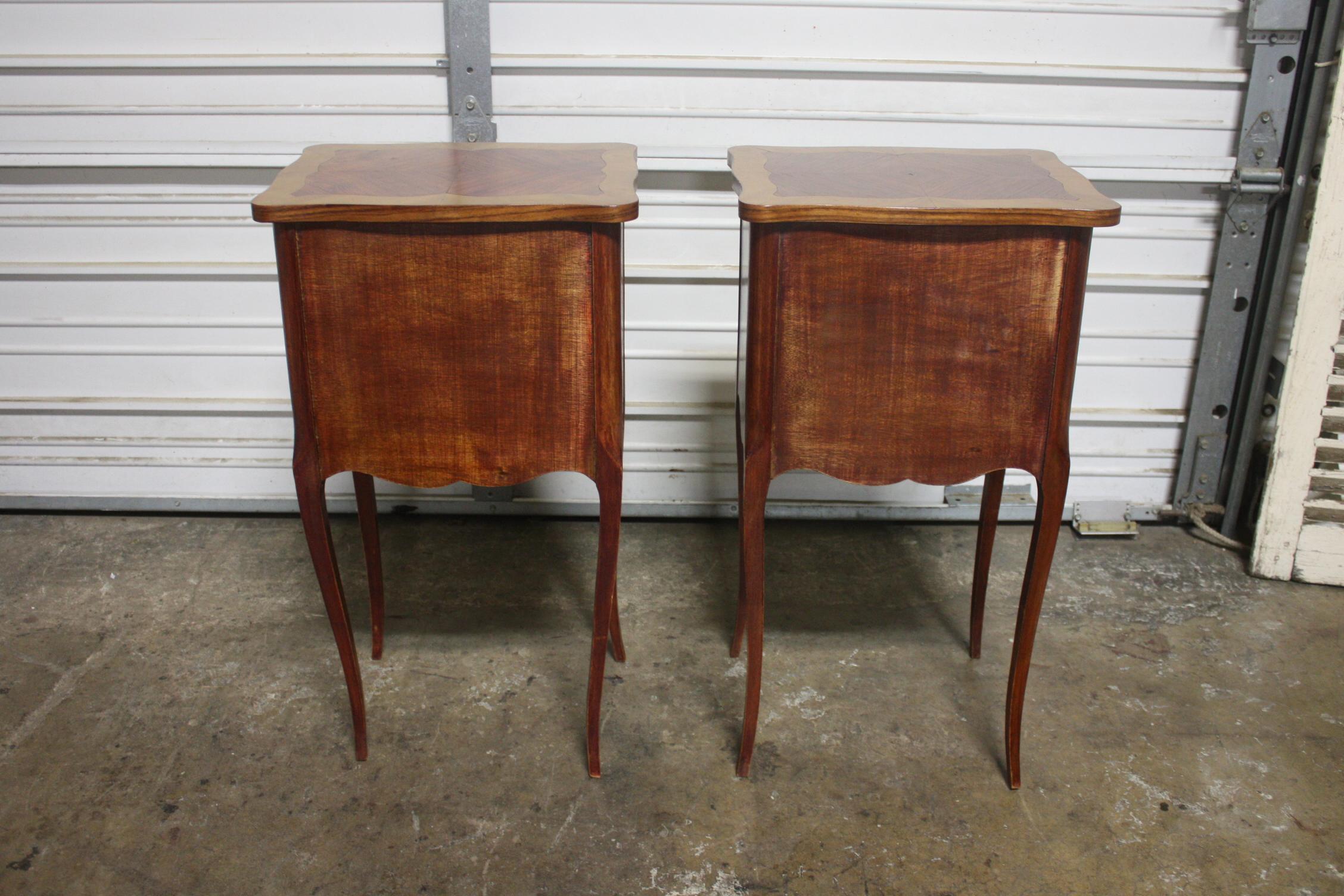 Pair of French Early 20th Century Night Stands For Sale 5