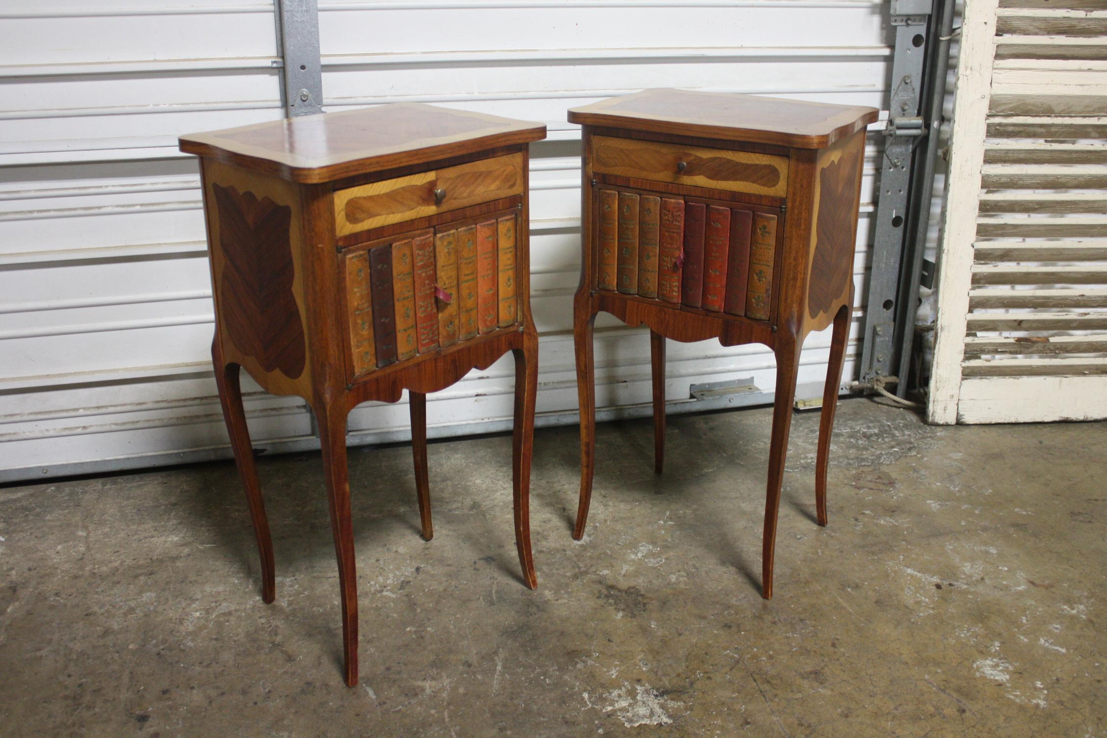 Pair of French Early 20th Century Night Stands For Sale 2