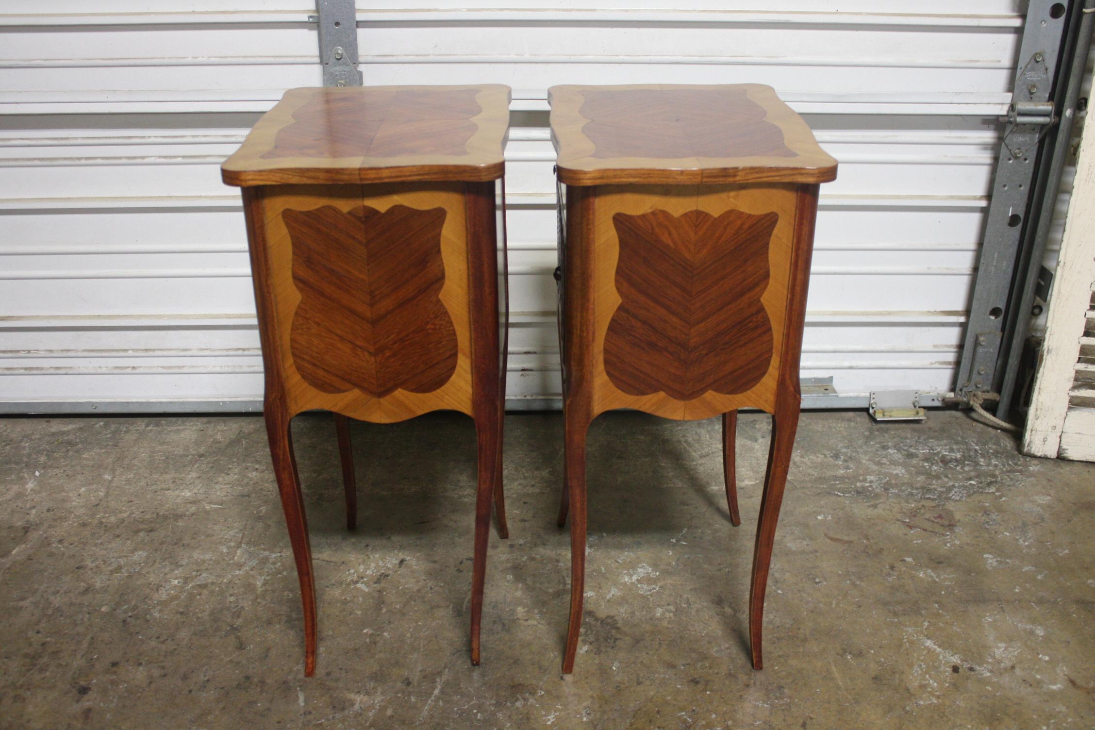 Pair of French Early 20th Century Night Stands For Sale 3