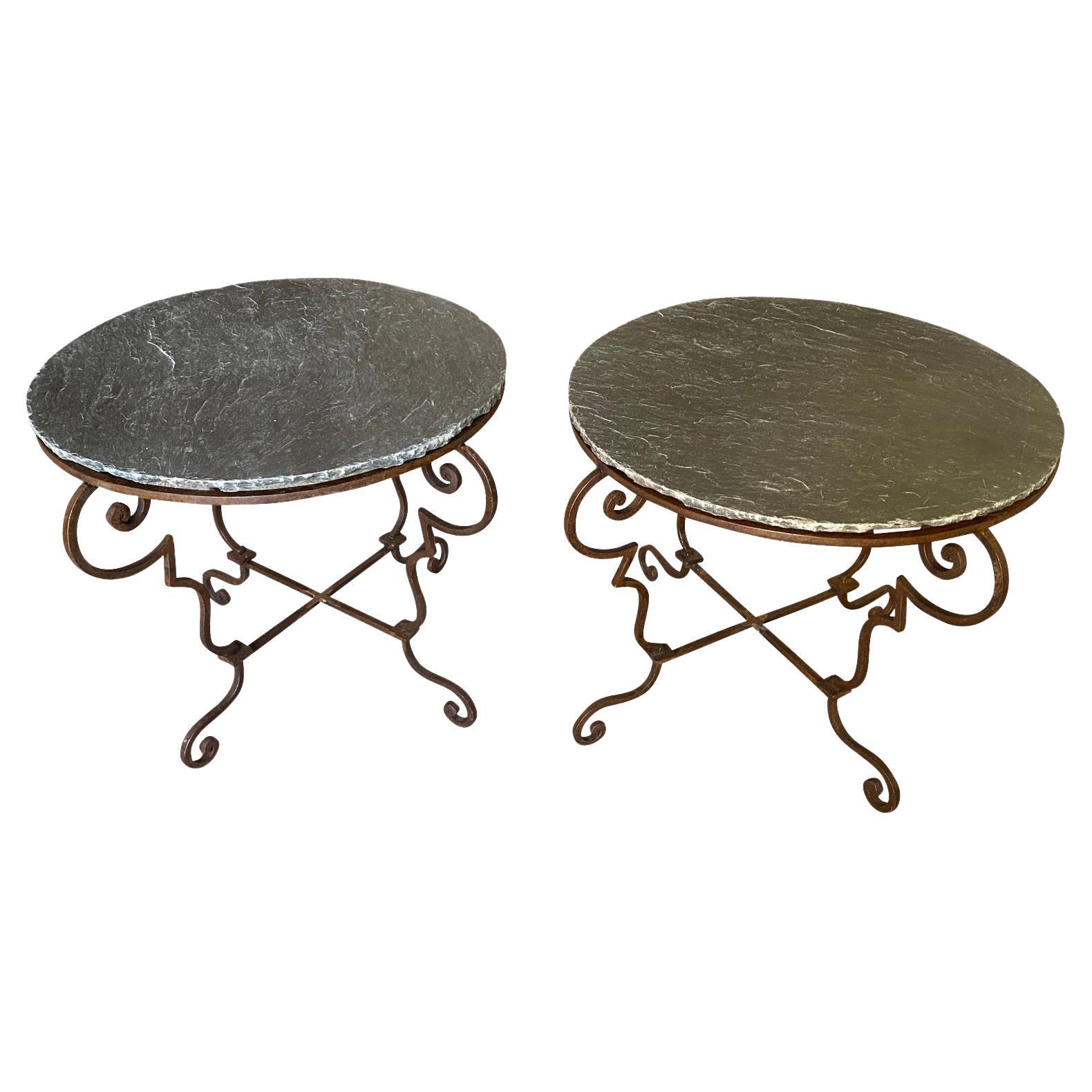 Pair of French Early 20th Century Side Tables
