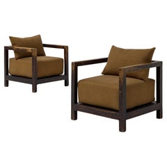 Pair of French Easy Chairs, ca 1950s