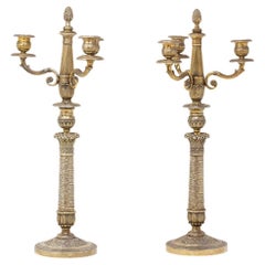 Ormolu Candle Holders