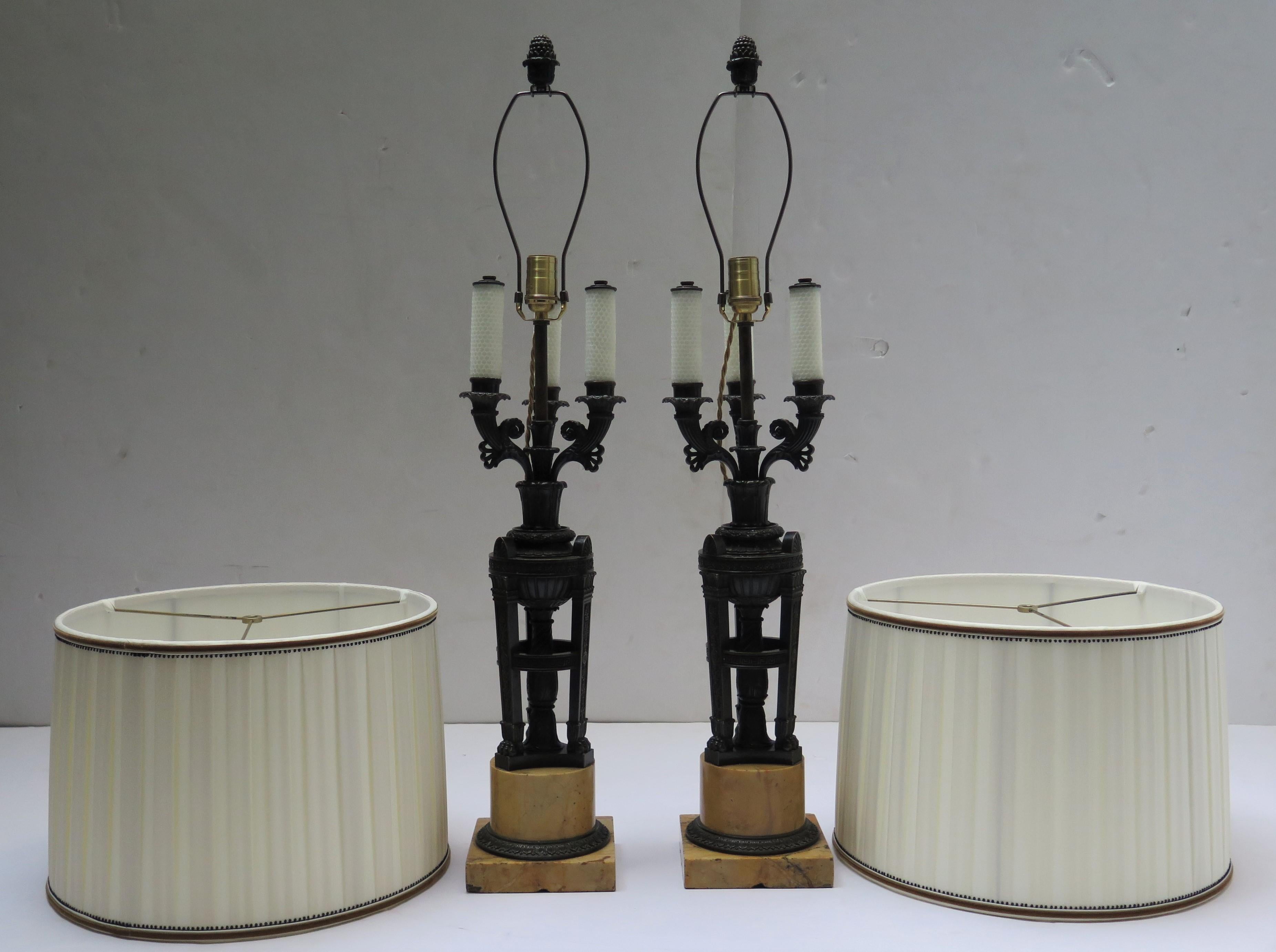 Pair of French Empire Candelabra in the Manner of Pierre-Philippe Thomire 1