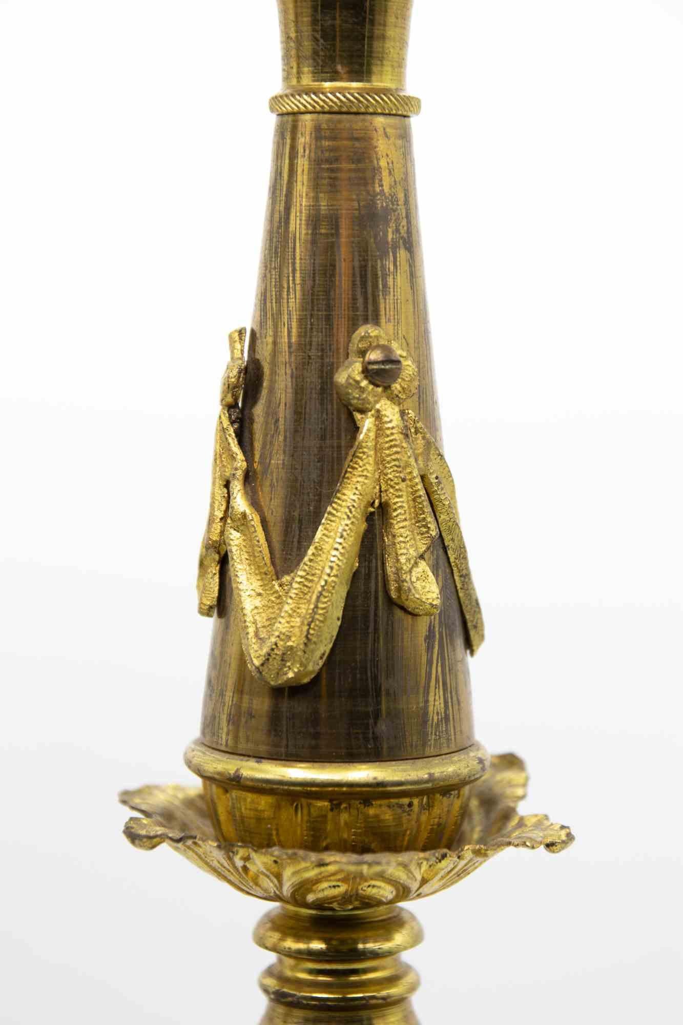 Coppia di candelabri impero francesi, Italia, metà del XIX secolo in vendita 2