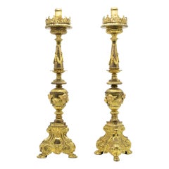 Used Pair of French Empire Candelabra, Italy, Mid-19th Century