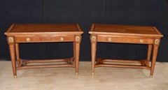 Pair of French Empire Console Tables