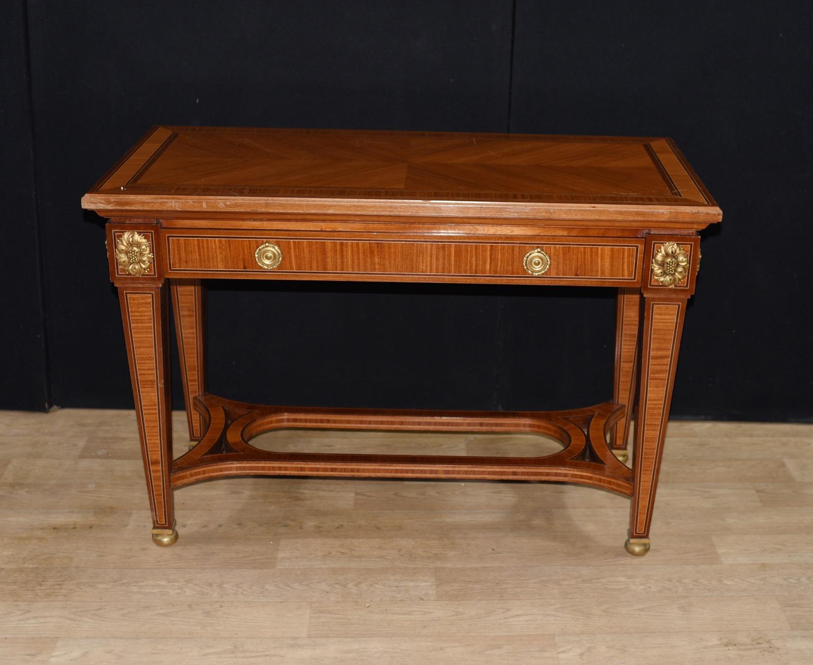 Pair of French Empire Console Tables 3