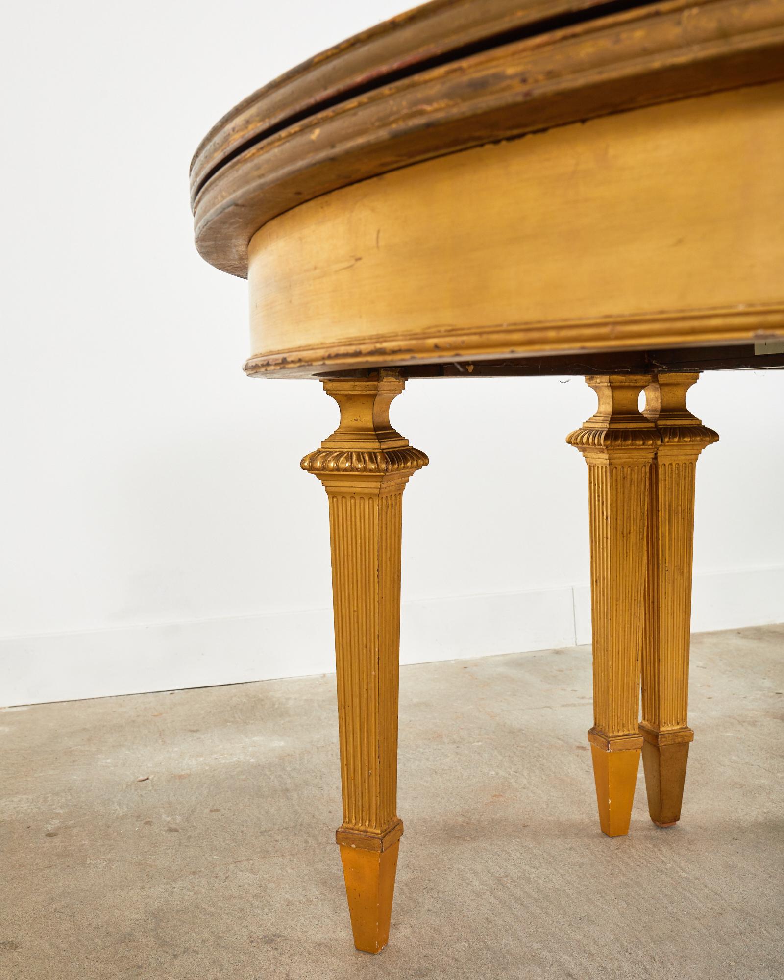 Pair of French Empire Demilune Flip-Top Consoles by Ira Yeager For Sale 11