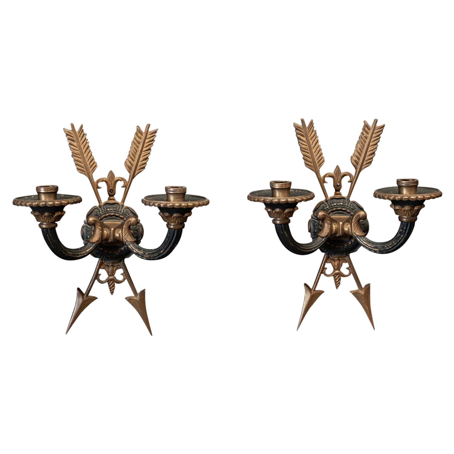 Pair of French Empire Revival Sconces