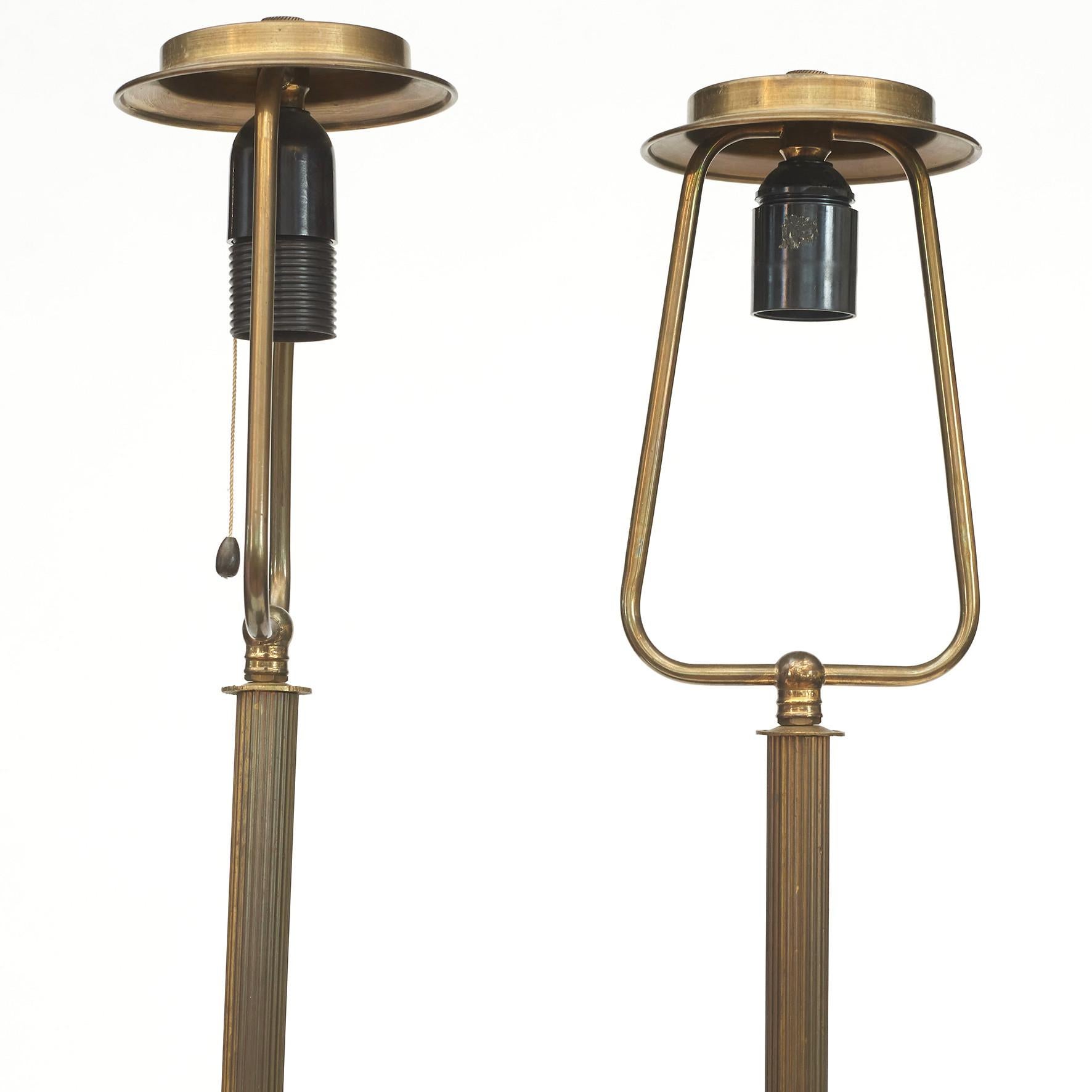 Pair of French Empire Style Table Lamps (Französisch)