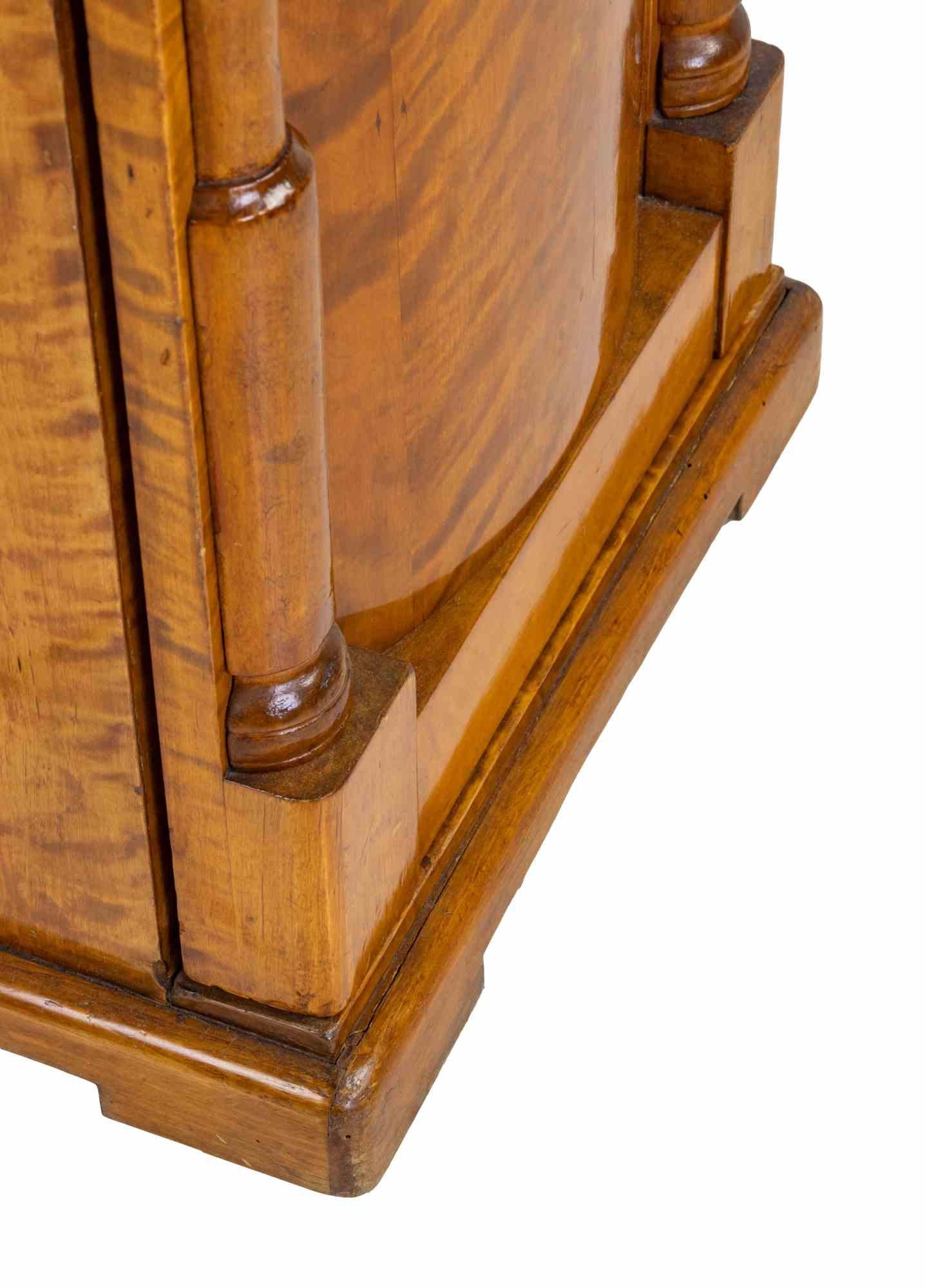 Pair of French Empire Style Walnut Night Tables, Late 19th Century For Sale 3