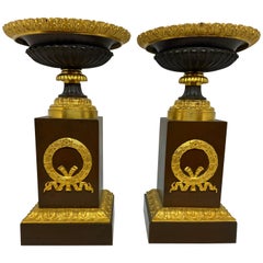 Pair of French Empire Tazza