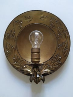 Paire d'appliques murales vintage Empire français Appliques Objets Sconces:: 1920s