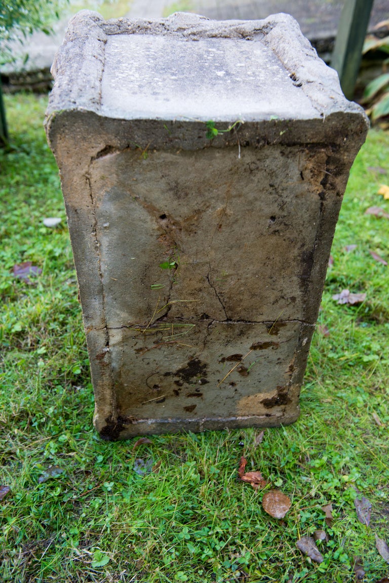 Early 20th Century, French Cast Stone Faux Bois Planter