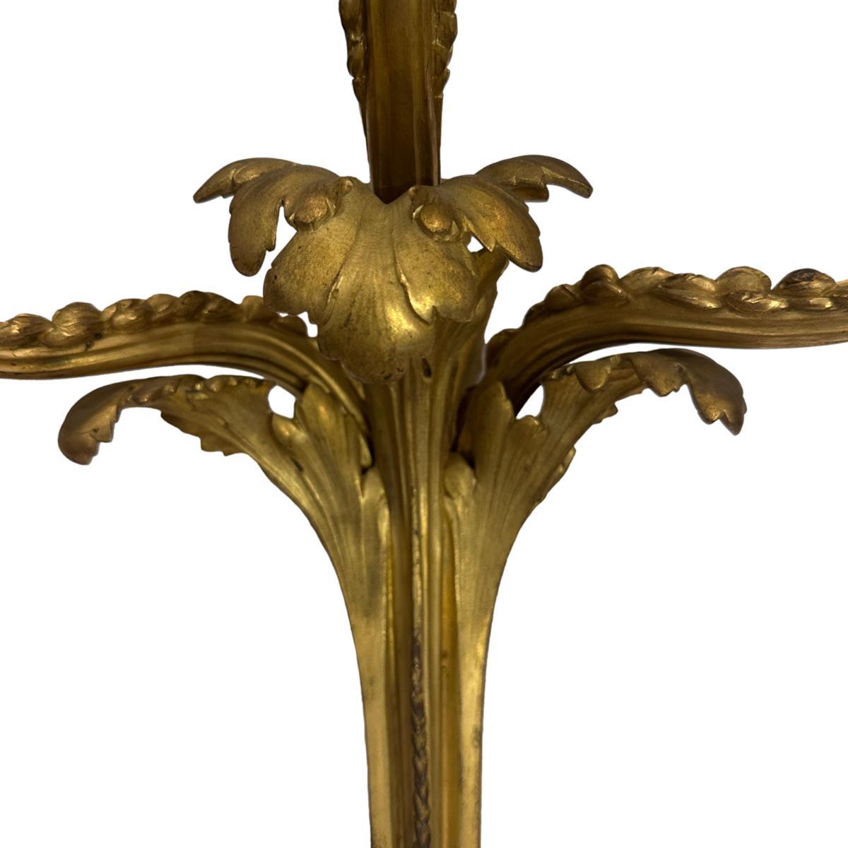 Inizio XX secolo Coppia di applique francesi in bronzo dorato in vendita