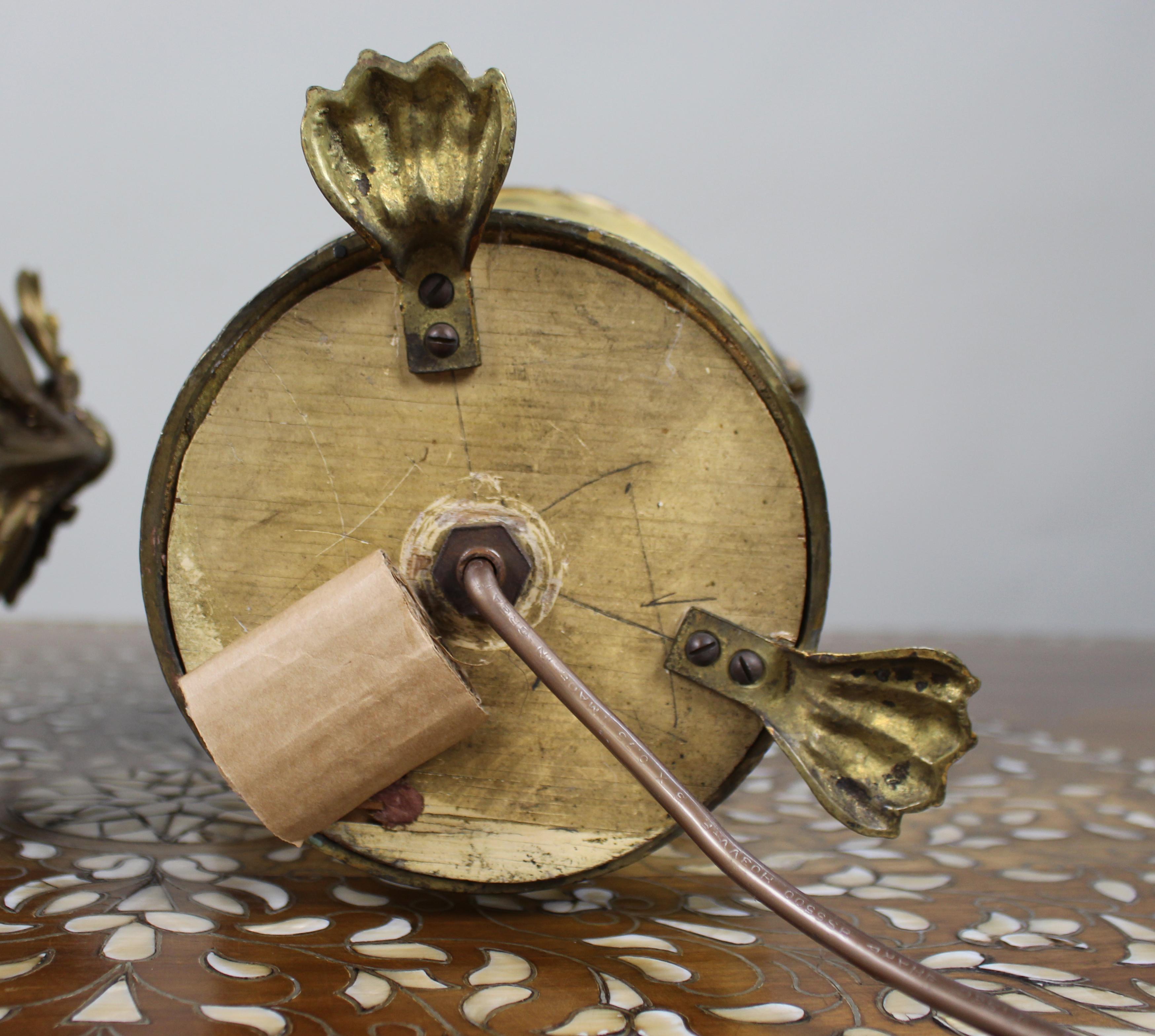 Pair of French Gilt Bronze Urn Lamps with Putti Reliefs, circa 1900 For Sale 10