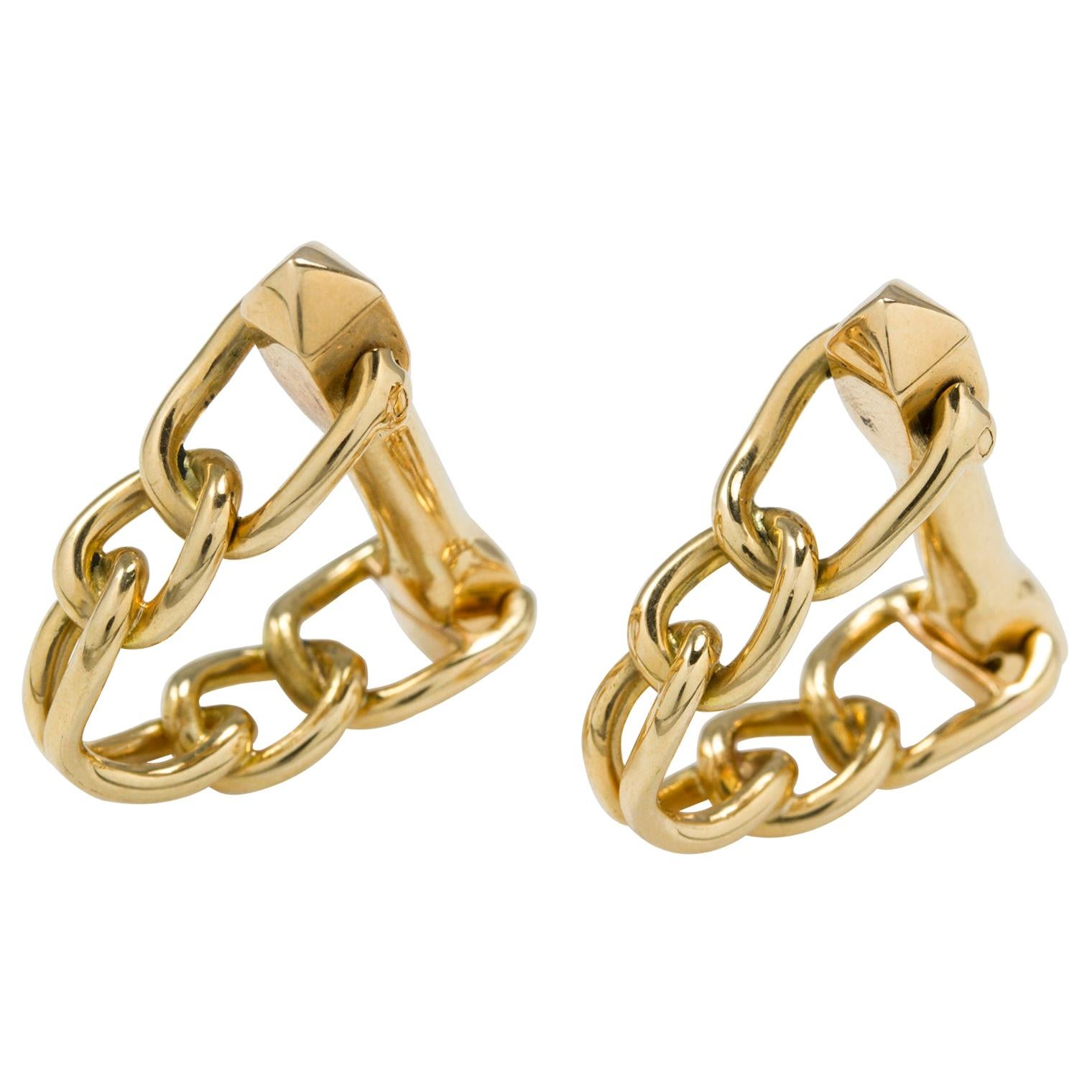 Pair of French Gold Cufflinks