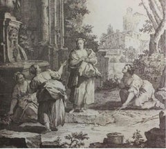 Pair of French Grisaille ‘Papiers Peints’ Panels