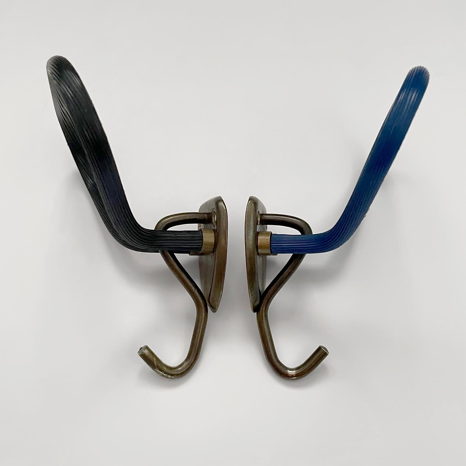 Pair of French Industrial Wall Hooks For Sale 3