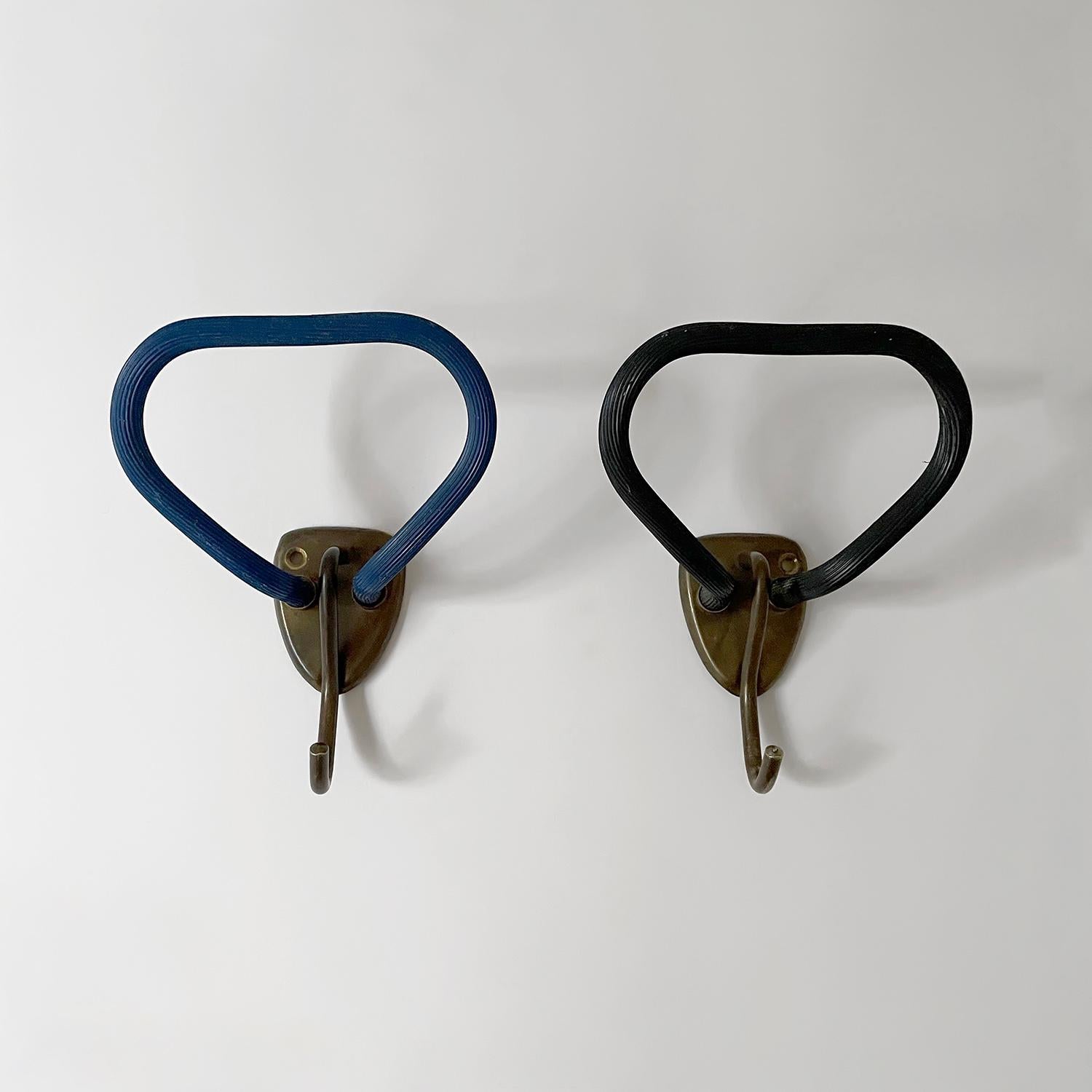 Pair of French Industrial Wall Hooks For Sale 4