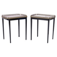 Pair of French Inlaid Tables or Stands
