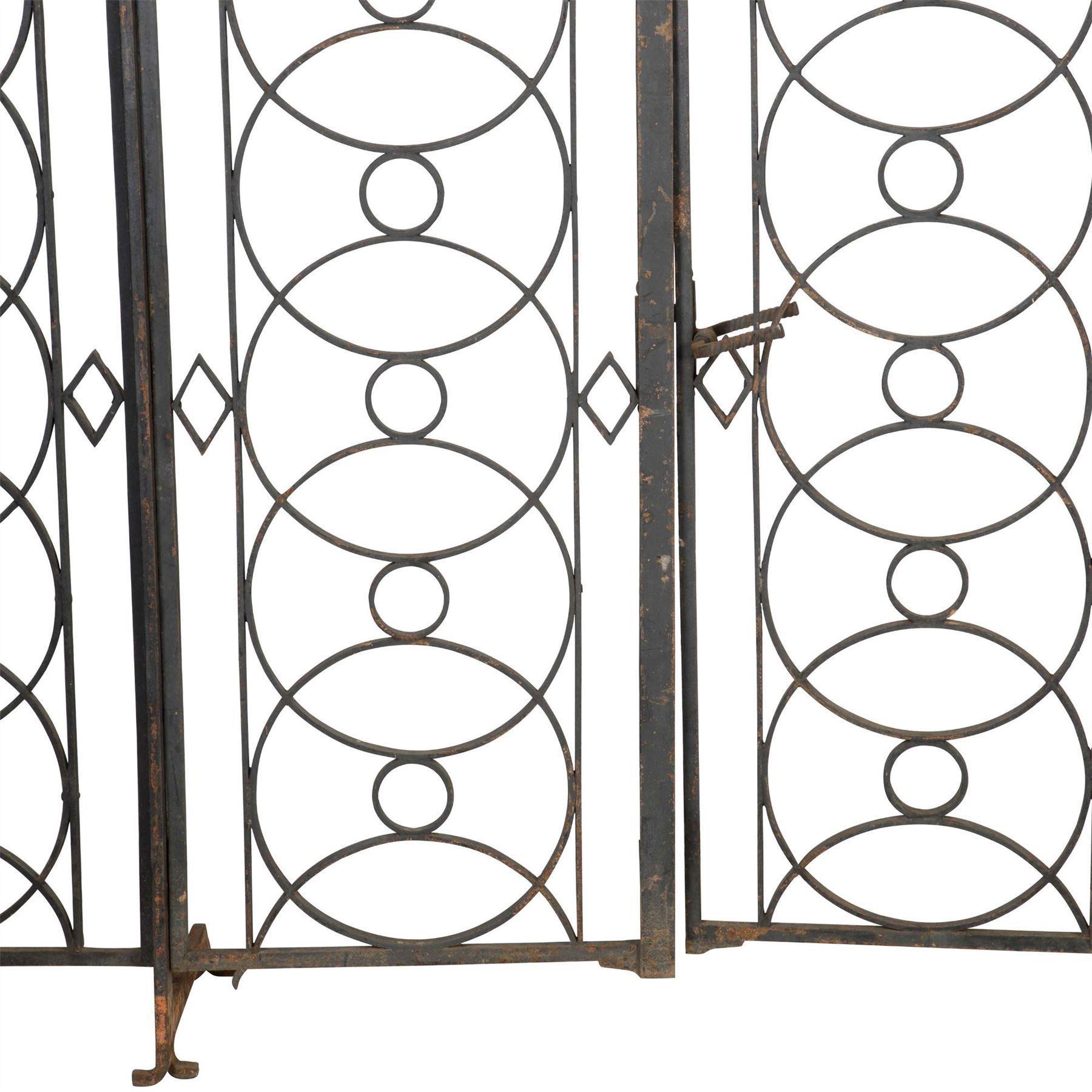 Pair of French Iron Gates, Early 20th Century 1